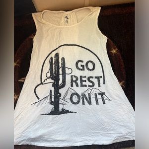 Western tank top